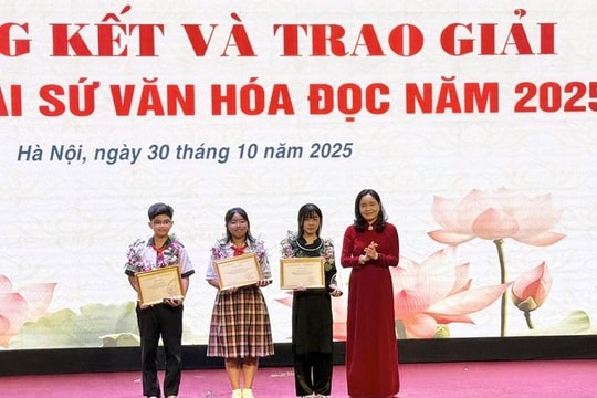 Trao giải cuộc thi Đại sứ văn hóa đọc năm 2025