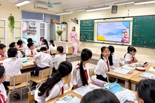 Sôi nổi Hội thi Giáo viên dạy giỏi Trường THCS Chương Dương Sôi nổi Hội thi Giáo viên dạy giỏi Trường THCS Chương Dương