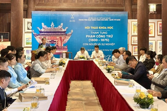 Tri ân nhà chính trị, văn hóa, giáo dục xuất sắc danh nhân Phạm Công Trứ Tri ân nhà chính trị, văn hóa, giáo dục xuất sắc danh nhân Phạm Công Trứ