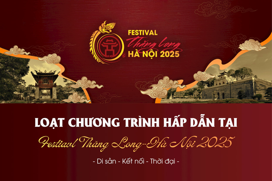 [Infographic] Nhiều chương trình hấp dẫn tại Festival Thăng Long - Hà Nội 2025: Hành trình kết nối di sản, sáng tạo
