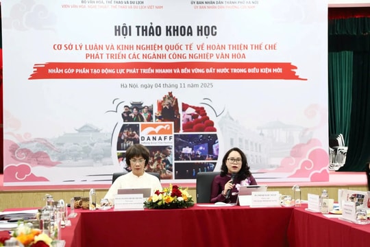 Hoàn thiện thể chế để công nghiệp văn hóa trở thành động lực phát triển bền vững