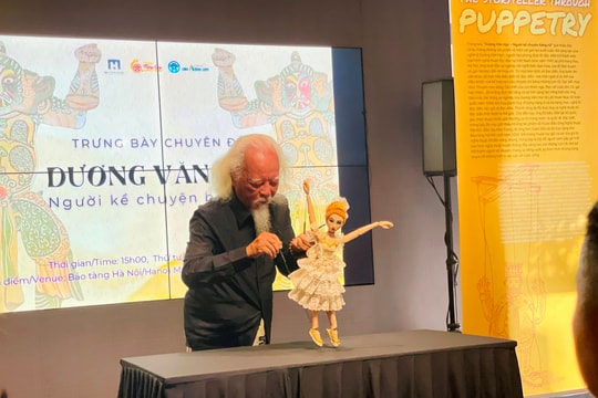 Trưng bày “Dương Văn Học – Người kể chuyện bằng rối": Cơ hội khám phá nghệ thuật rối độc diễn