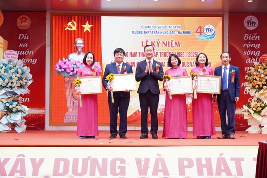 Trường THPT Trần Hưng Đạo – Hà Đông kỷ niệm 40 năm thành lập