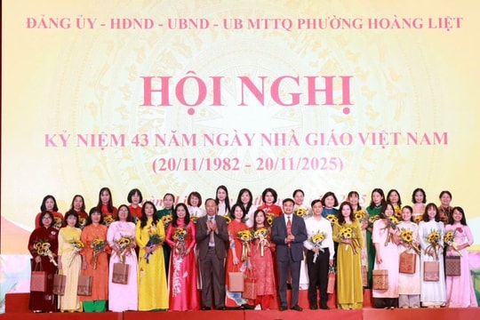 Phường Hoàng Liệt tổ chức Lễ kỷ niệm 43 năm Ngày Nhà giáo Việt Nam