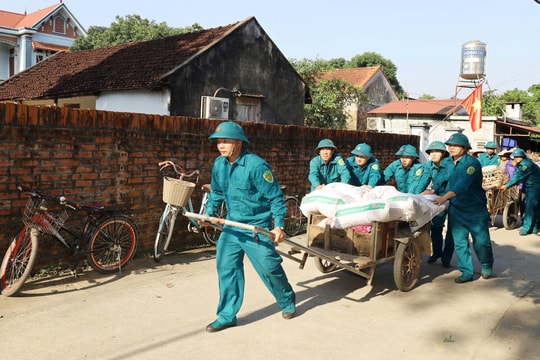 Hà Nội tăng mức phụ cấp, trợ cấp ngày công lao động với lực lượng dân quân Thủ đô