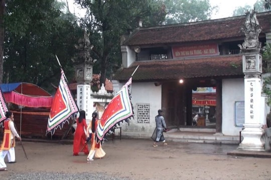 Quy hoạch tu bổ, phục hồi di tích lịch sử quốc gia đặc biệt đền Hát Môn, xã Hát Môn, TP.Hà Nội