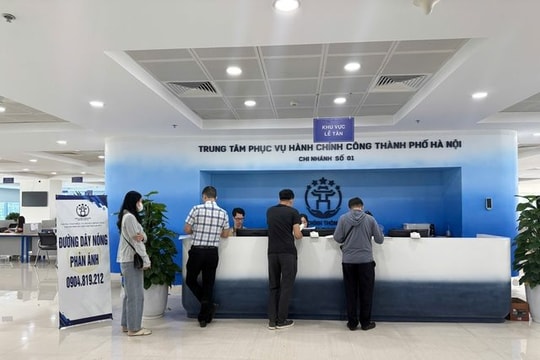 Chuyển giao các Điểm Phục vụ, hành chính công xã, phường về Trung tâm PVHCC TP Hà Nội