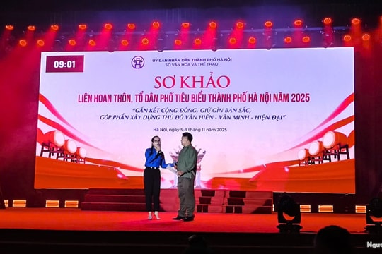 Chuẩn bị diễn ra chung khảo Liên hoan “Thôn, tổ dân phố văn hóa tiêu biểu” TP Hà Nội năm 2025