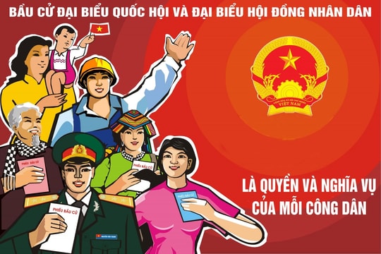 Triển lãm tranh cổ động tấm lớn tuyên truyền bầu cử đại biểu Quốc hội khoá XVI và bầu cử HĐND các cấp nhiệm kỳ 2026 - 2031