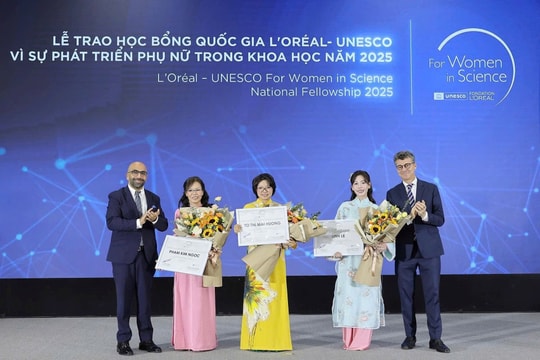 Ba nhà khoa học nữ nhận học bổng L’Oréal - UNESCO