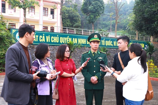 Báo chí Thủ đô ghi nhận thực tế, lan tỏa hình ảnh người lính Biên phòng