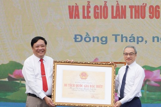 Mộ cụ Phó bảng Nguyễn Sinh Sắc được xếp hạng Di tích quốc gia đặc biệt