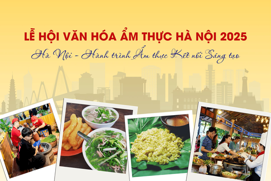 [Infographic] Lễ hội Văn hóa Ẩm thực Hà Nội 2025: Hành trình Ẩm thực Kết nối Sáng tạo