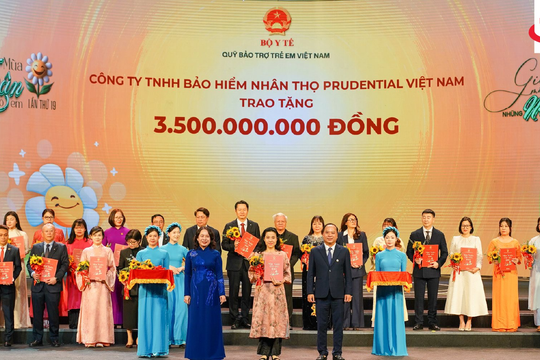 Prudential đồng hành cùng trẻ em Việt Nam với gói hỗ trợ 3,5 tỷ đồng