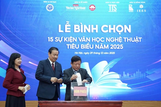 Bình chọn 15 sự kiện văn học nghệ thuật tiêu biểu năm 2025