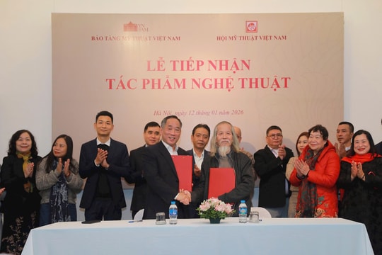 Bảo tàng Mỹ thuật Việt Nam tiếp nhận gần 1.000 tác phẩm mỹ thuật từ Hội Mỹ thuật Việt Nam