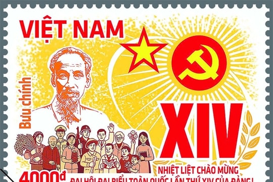 Phát hành đặc biệt bộ tem bưu chính “Chào mừng Đại hội đại biểu toàn quốc lần thứ XIV của Đảng!”