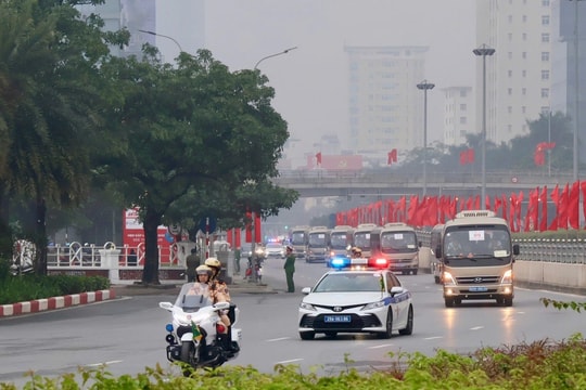 Hà Nội bảo đảm giao thông thông suốt, giữ vững an ninh trật tự phục vụ Đại hội XIV của Đảng