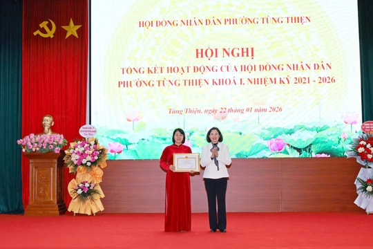 HĐND phường Tùng Thiện hoạt động hiệu lực, hiệu quả với mô hình chính quyền địa phương 2 cấp