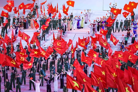 Chương trình nghệ thuật “Dưới lá cờ vẻ vang của Đảng” chào mừng thành công Đại hội XIV của Đảng