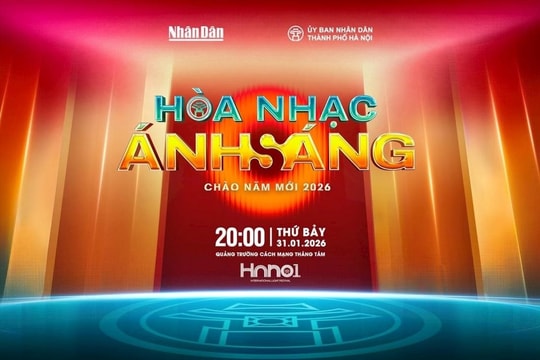 Chương trình nghệ thuật "Hòa nhạc ánh sáng" chào năm mới 2026