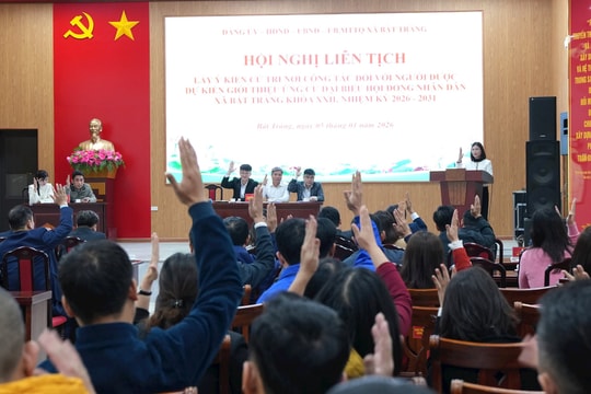 Xã Bát Tràng: Đẩy mạnh giám sát việc chấp hành các quy định về bầu cử đại biểu Quốc hội khóa XVI, HĐND các cấp