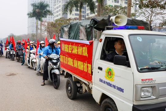 Phú Thượng ra quân lập lại kỷ cương đô thị, hướng tới không gian sống văn minh