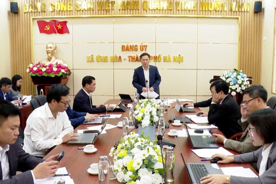 Xã Ứng Hòa: Bảo đảm cuộc bầu cử Quốc hội khóa XVI và HĐND các cấp là ngày hội của toàn dân