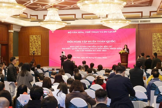 Tập huấn công tác tuyên truyền bầu cử đại biểu Quốc hội khóa XVI và HĐND các cấp