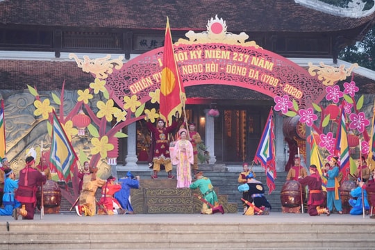 Tổng duyệt Lễ hội kỷ niệm 237 năm Chiến thắng Ngọc Hồi - Đống Đa