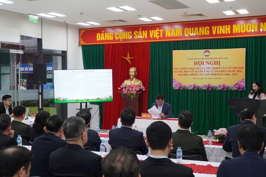 Phường Phúc Lợi: 34 người đủ tiêu chuẩn ứng cử đại biểu HĐND phường nhiệm kỳ 2026-2031