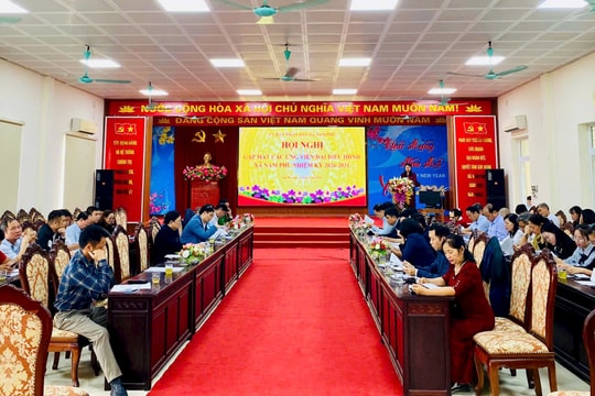 Gặp mặt 39 ứng cử viên đại biểu HĐND xã Nam Phù khoá II, nhiệm kỳ 2026 -2031