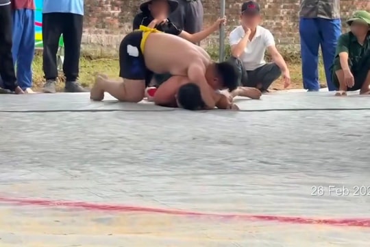 Thông tin về trường hợp tử vong khi tham gia đấu vật tại lễ hội ở xã Kim Anh