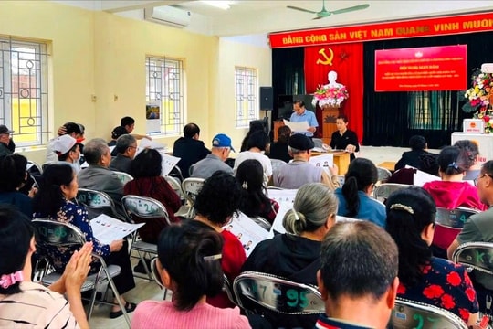 Phường Phú Thượng phát huy dân chủ trước ngày bầu cử