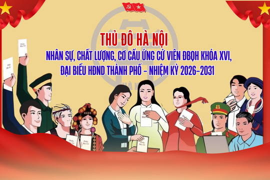 [Infographic] Cơ cấu ứng cử viên ĐBQH và đại biểu HĐND Thành phố