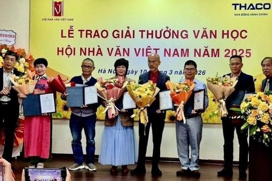 Giải thưởng Văn học 2025 vinh danh tác giả, dịch giả xuất sắc