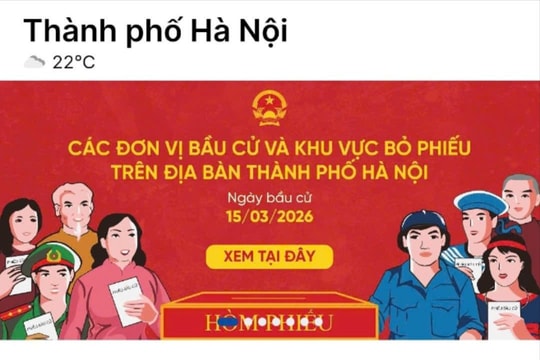 Cử tri Hà Nội tra cứu điểm bỏ phiếu trên ứng dụng iHanoi