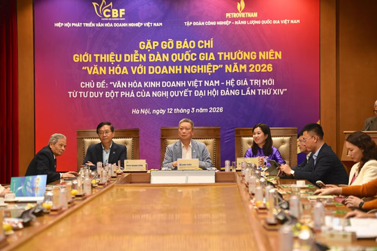 Sắp diễn ra Diễn đàn Quốc gia "Văn hóa với Doanh nghiệp" năm 2026