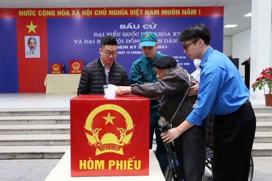 Tình hình bầu cử tại Hà Nội tính đến 15 giờ 00 phút ngày 15/3/2026