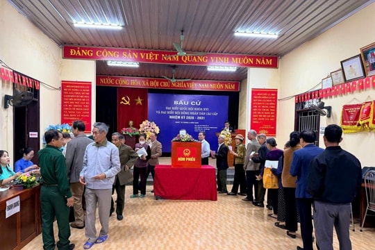 Hà Nội: Tỷ lệ cử tri đi bầu cử đạt 99,46%