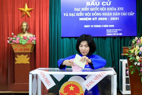Tình hình bầu cử tại Hà Nội tính đến 11 giờ 30 phút ngày 15/3/2026