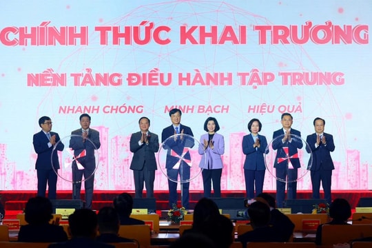 Hà Nội khai trương nền tảng điều hành tập trung “Một điểm đến của mọi nhiệm vụ”