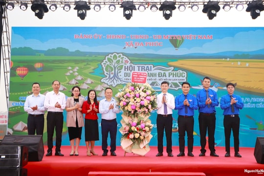 Xã Đa Phúc: Khai mạc Hội trại Du lịch xanh, chào mừng 95 năm Ngày thành lập Đoàn TNCS Hồ Chí Minh