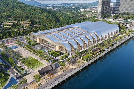 Sun Group lắp 12/13 nhịp mái Trung tâm Hội nghị APEC Phú Quốc, siêu công trình tăng tốc về đích