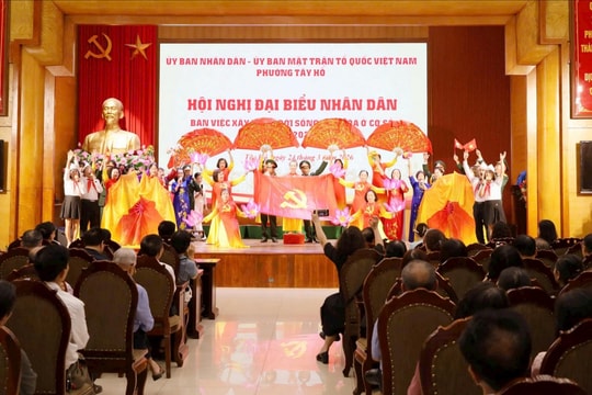 Phường Tây Hồ phát huy dân chủ, xây dựng đời sống văn hóa từ cơ sở