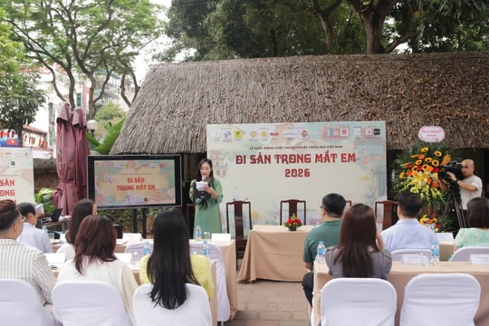 Phát động Cuộc thi Mỹ thuật Thiếu nhi Việt Nam 2026 “Di sản trong mắt em”