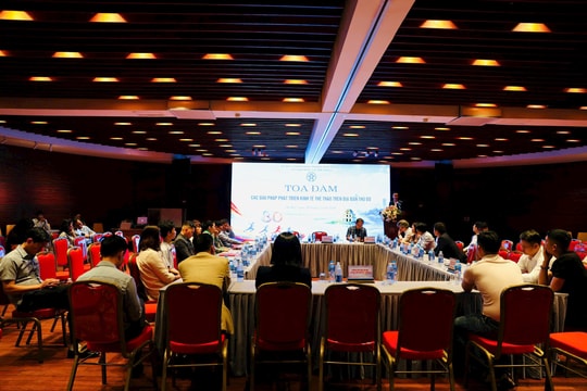 Tọa đàm về các giải pháp phát triển kinh tế thể thao thành phố Hà Nội
