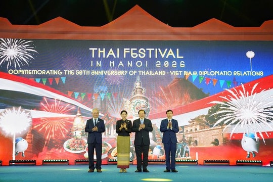 Khai mạc lễ hội truyền thống Thái Lan tại Hoàng thành Thăng Long