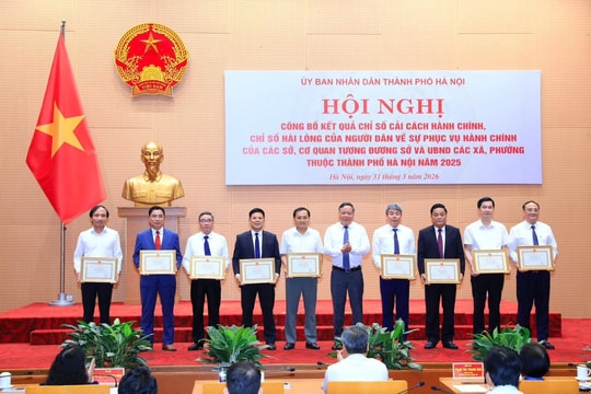 Hà Nội công bố kết quả Chỉ số cải cách hành chính năm 2025
