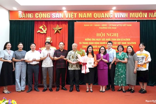 Phường Cửa Nam: Nhiều hoạt động thiết thực hưởng ứng Ngày Sức khỏe toàn dân